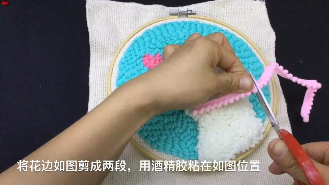 diy刺绣小图案戳戳绣,刺绣文化戳戳绣