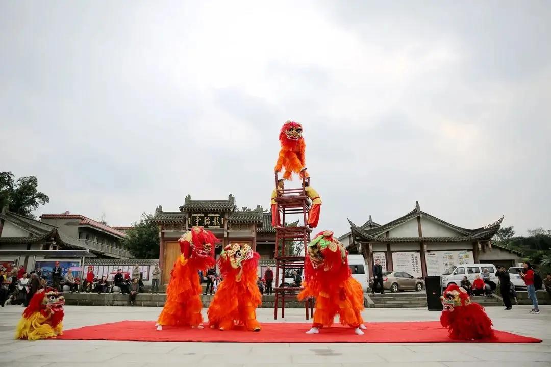 舞狮的是不是有点功夫,舞狮才是真正的中国功夫