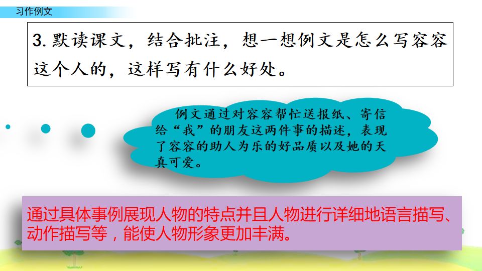五年级下册习作例文我的朋友容容,五年级下册作文小守门员和观众们