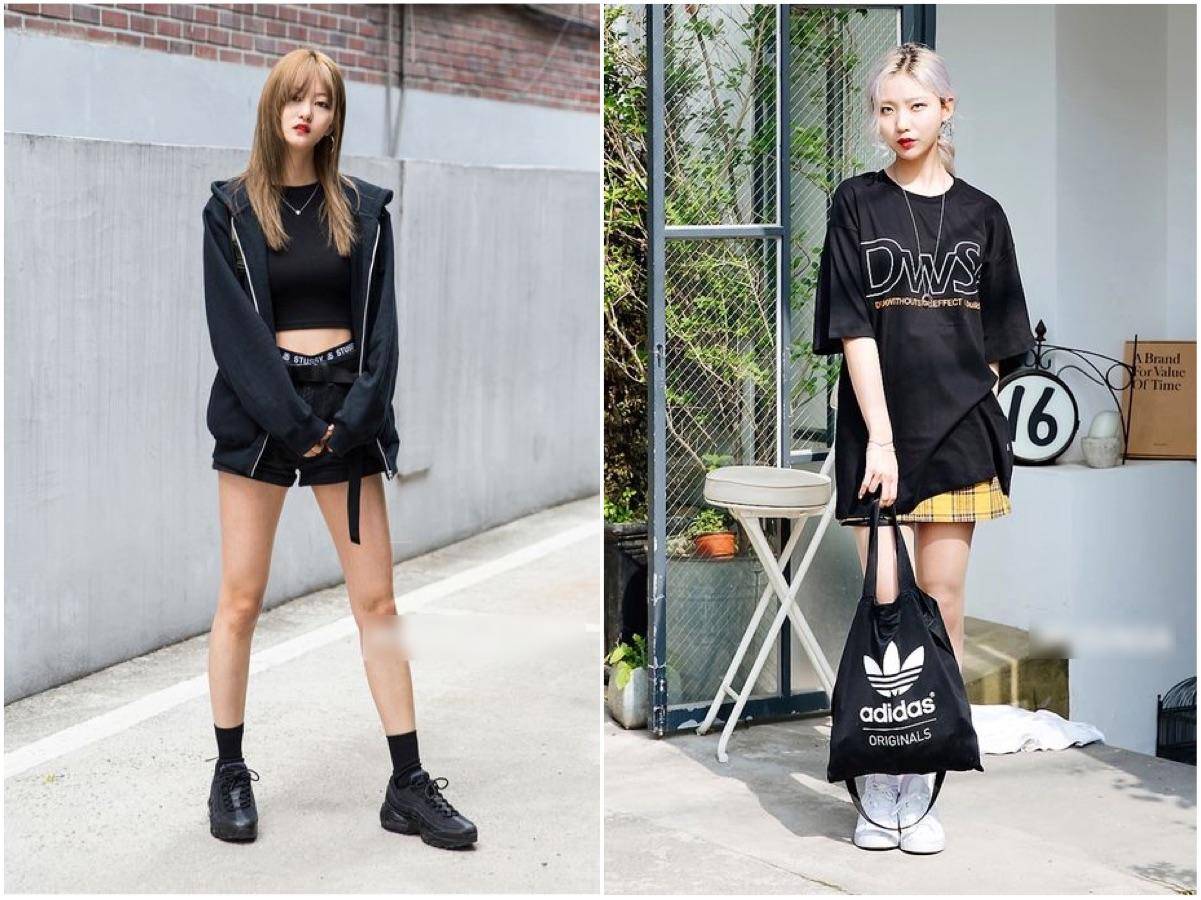 夏季t恤干净舒服的穿搭,白t恤韩系风格穿搭夏季