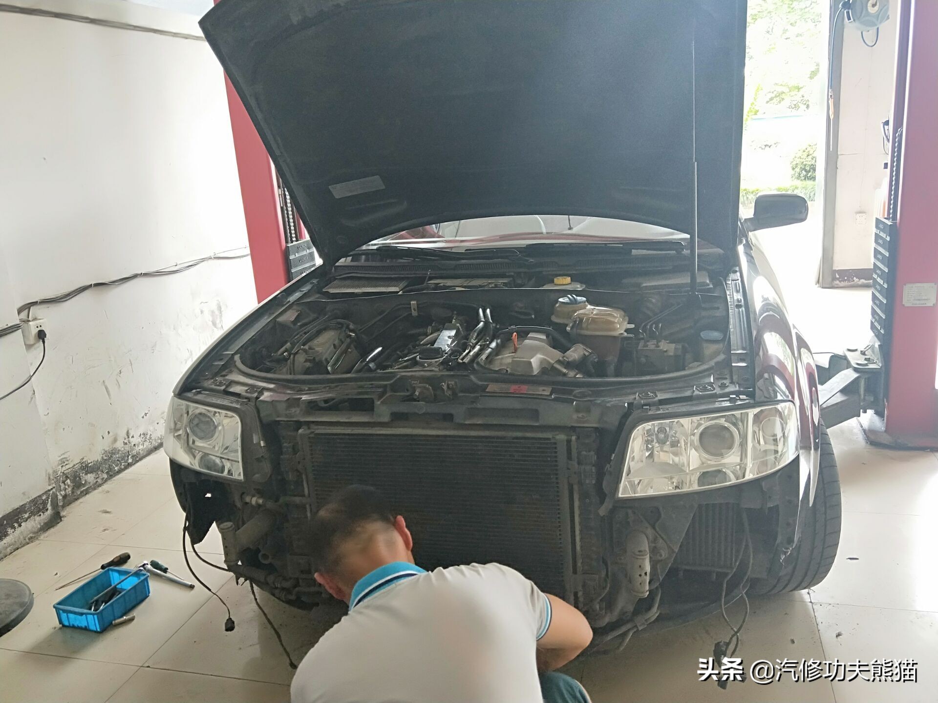 奥迪a61.8发动机大修费用,老款奥迪a6六缸发动机大修全过程