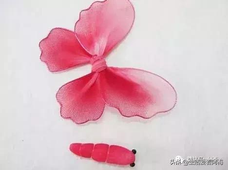 丝袜缠花做法,手工缠丝花朵制作方法