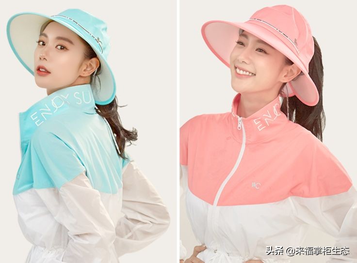 防100%紫外线帽子携带,方便携带遮阳帽防紫外线