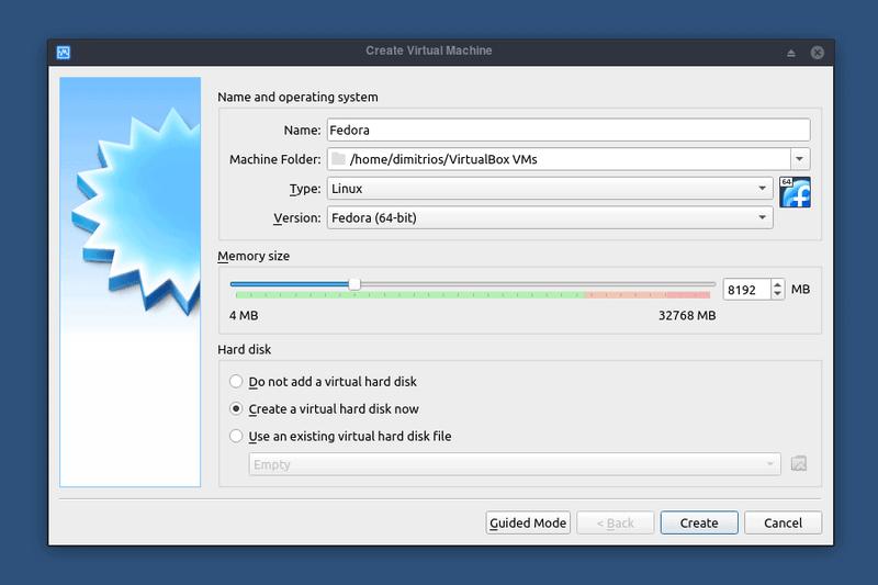 如何在linux中安装virtualbox,virtualbox新建fedora虚拟机教程