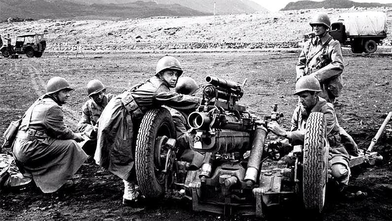 二战最轻的75毫米火炮,二战美制m1式155榴弹炮是哪年的