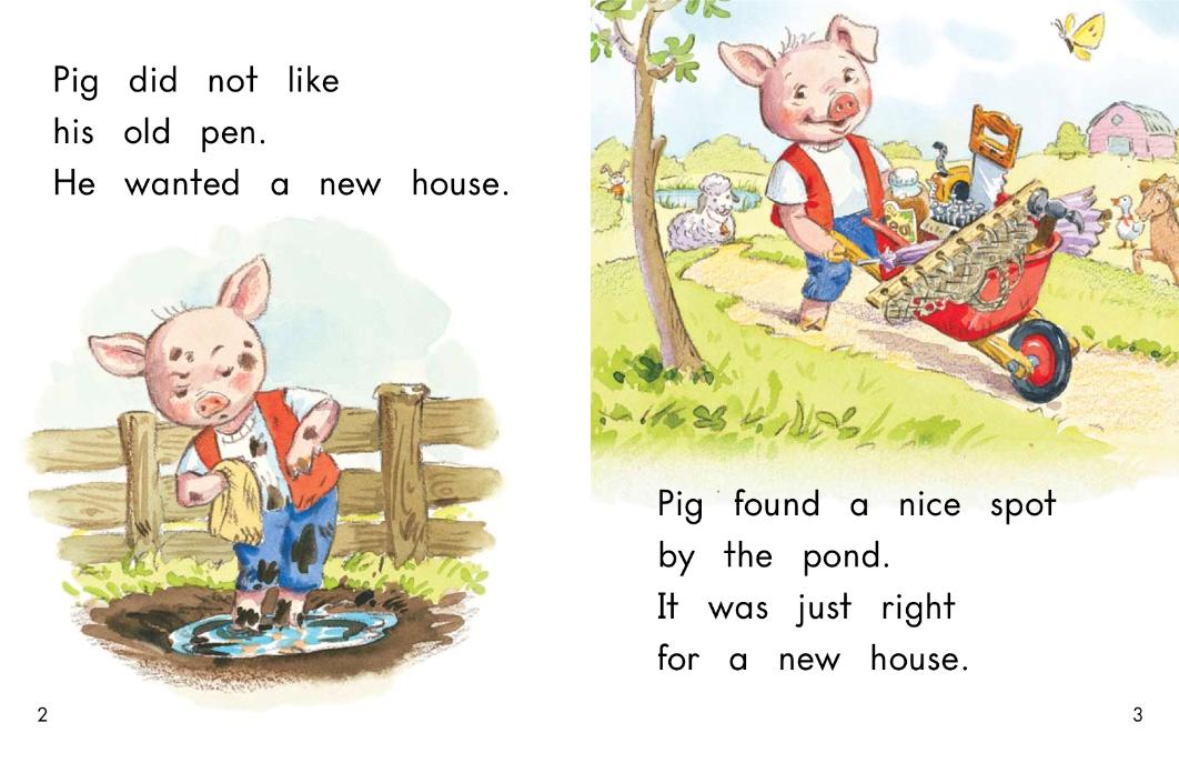 ournewhouse英语绘本,小猪的英语绘本