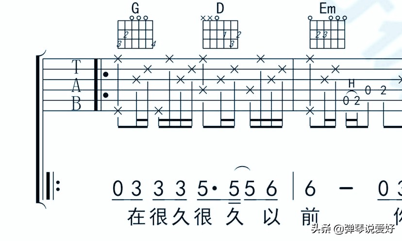 吉他简单弹唱零基础一荤一素,吉他弹唱要学会几个和弦