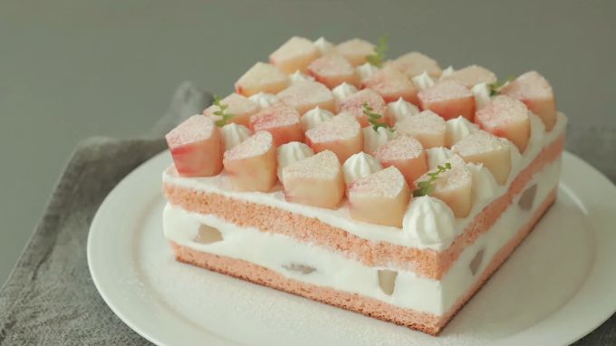 高颜值生日奶油蛋糕做法全过程,奶油生日蛋糕水果造型