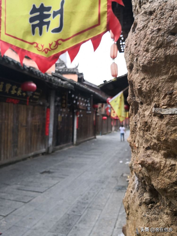 长汀县古街印象土特产,长汀古城异域风情