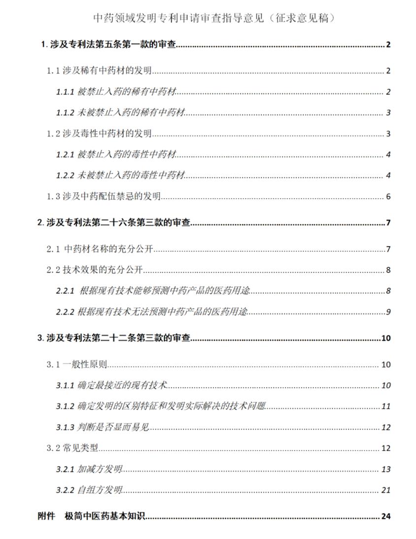 中药发明专利,国家知识产权局专利专项研究项目