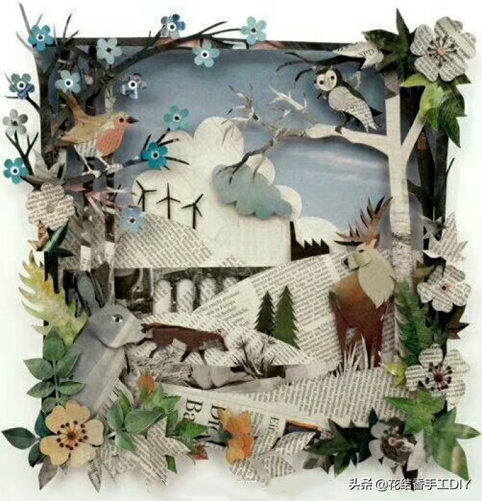 正方形卡纸做新年贺卡,新年手工贺卡简单幼儿diy