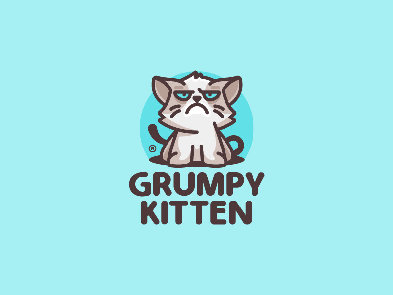 卡通logo设计效果图,餐饮卡通logo设计