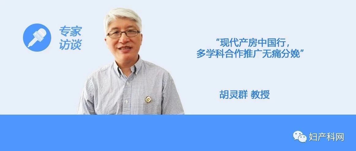 专家访谈|胡灵群：多学科推进无痛分娩，实现现代产房中国行