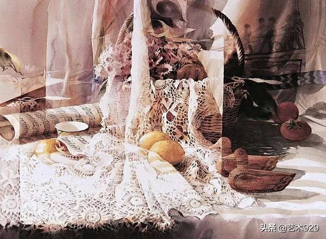 韩国水彩画家misulbu作品欣赏,韩国水彩画风景作品