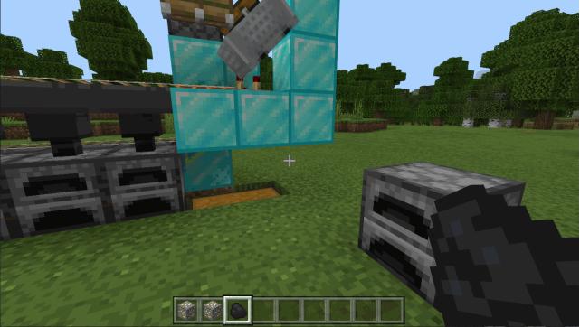 我的世界高效率全自动红石熔炉,我的世界红石科技高效熔炉