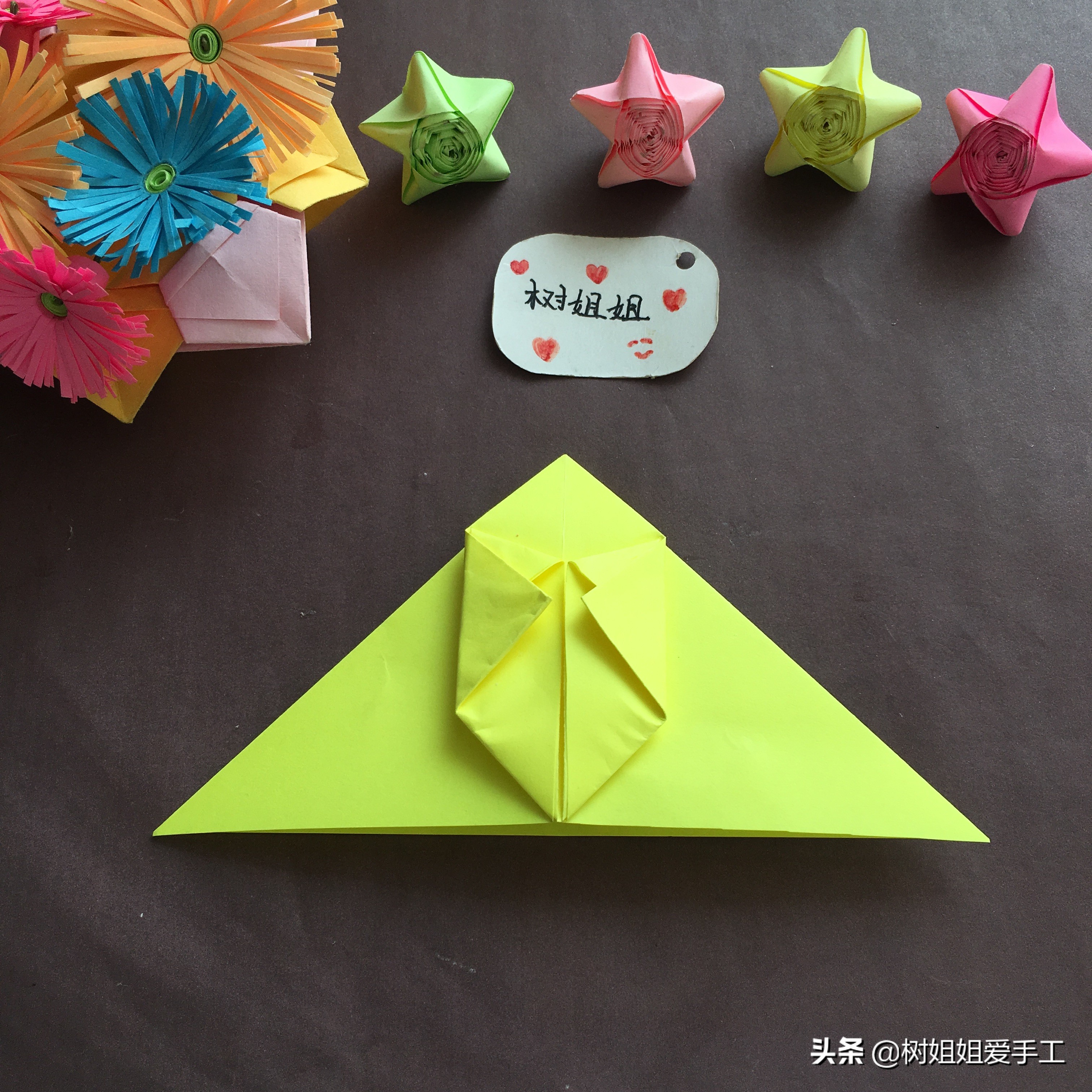 儿童吹气式手提灯笼折纸视频,折纸灯笼解压玩具