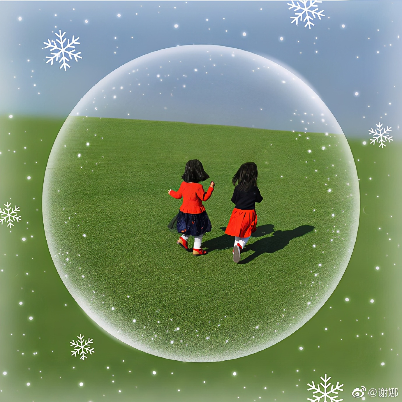 谢娜晒女儿做的手工,谢娜晒俩女儿送的节日礼物