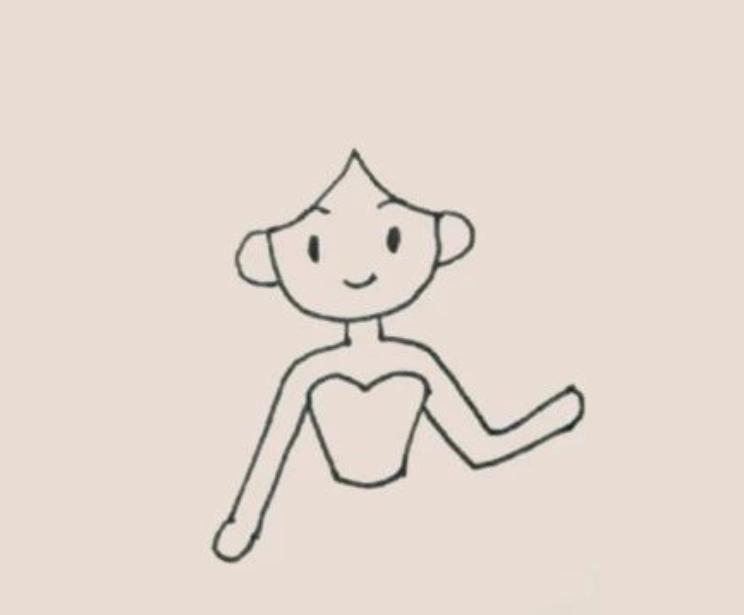 小女孩绘画全身简单又漂亮,绘画教程简单可爱小仙女