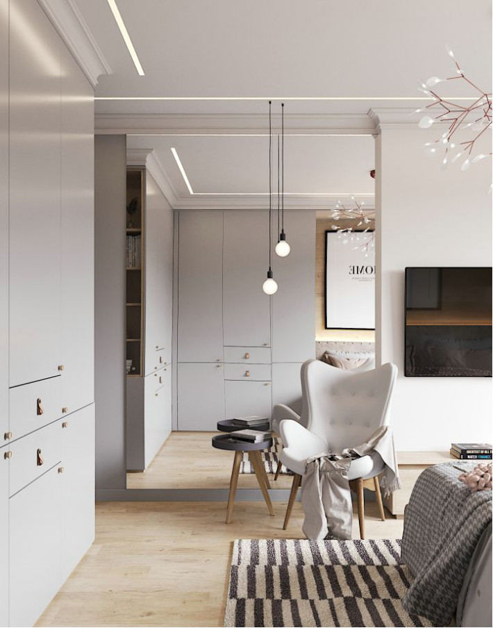 公寓装修效果图40平米北欧风格,120平方装修效果图北欧风格