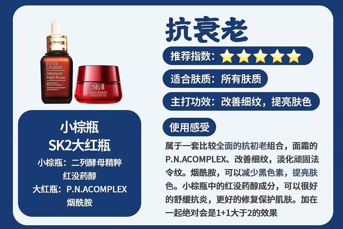 12款面霜+精华最强搭配