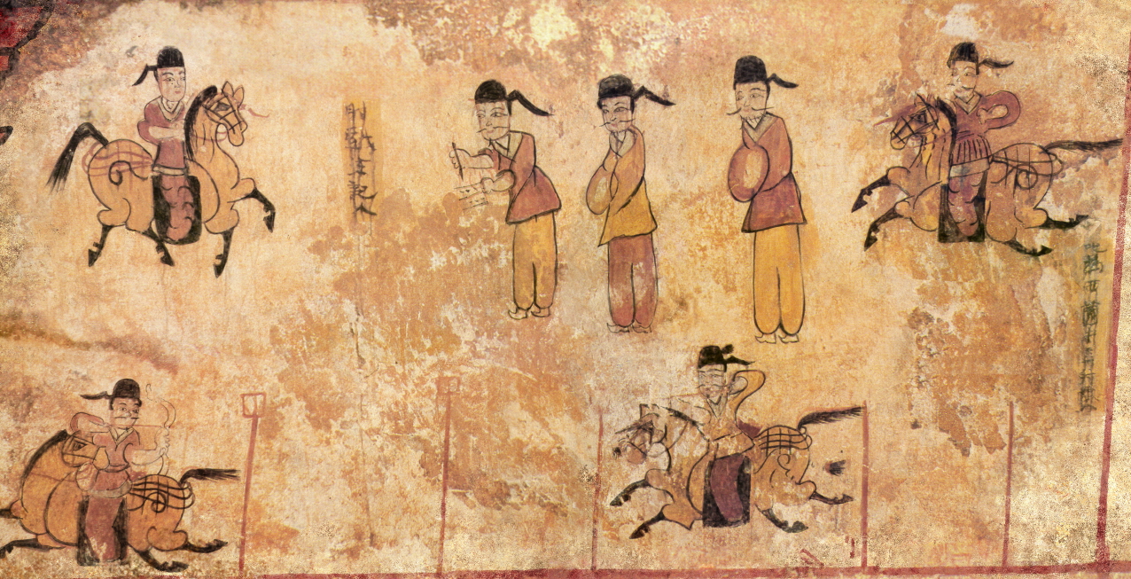 朝鲜壁画古墓,韩国墓葬壁画