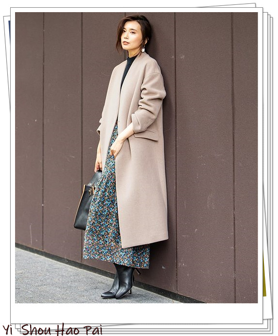 气质女生大衣穿搭风格推荐,30以上的女人羊绒大衣穿搭