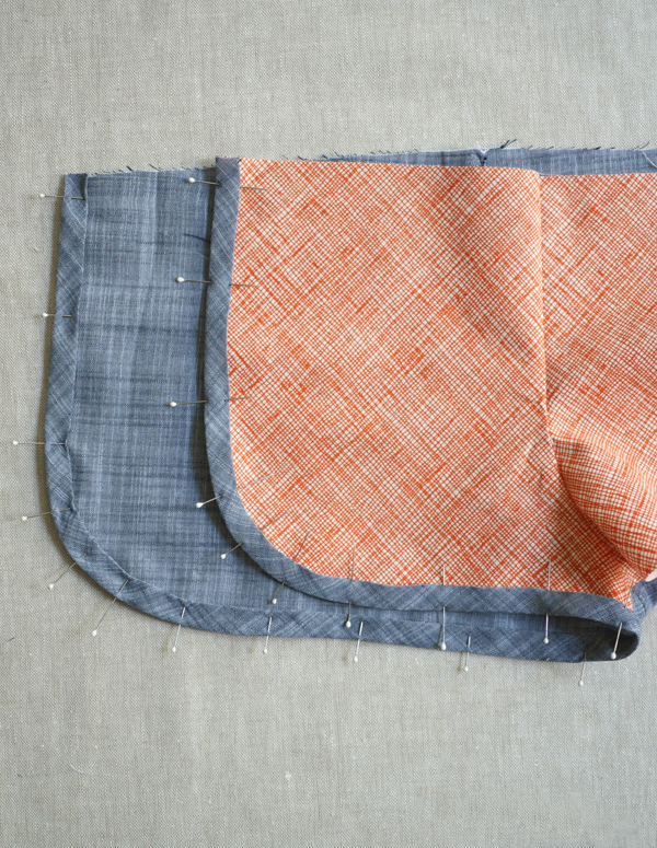 服装下摆缝制方法,热裤包边缝制