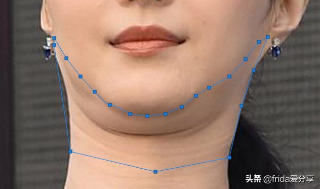 怎么去掉双下巴ps图,去除双下巴最快方法ps