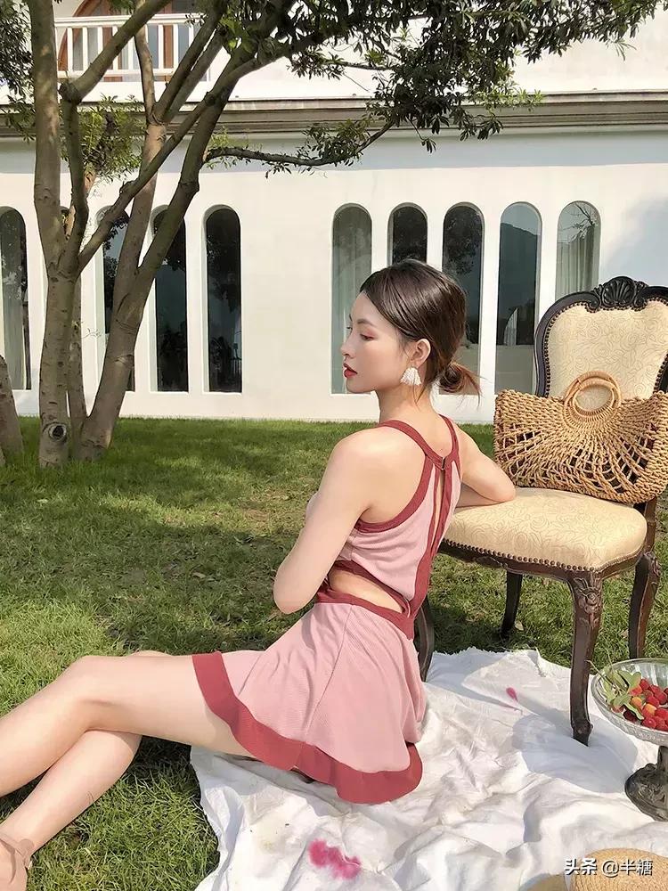 连衣裙海边度假沙滩裙超仙,超美海边度假裙