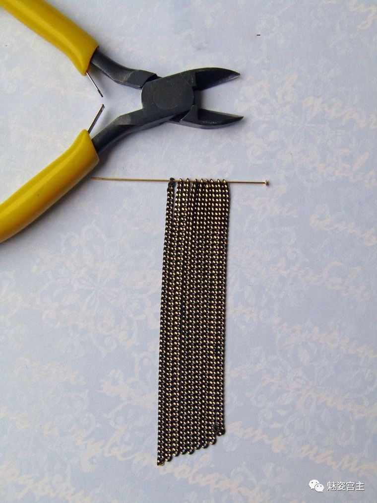 珠宝店的真丝流苏耳环，3步教你轻松完成