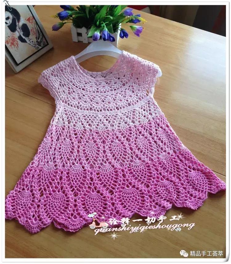 夏季穿的菠萝裙用什么线钩最好,半身菠萝裙钩法视频教程全集