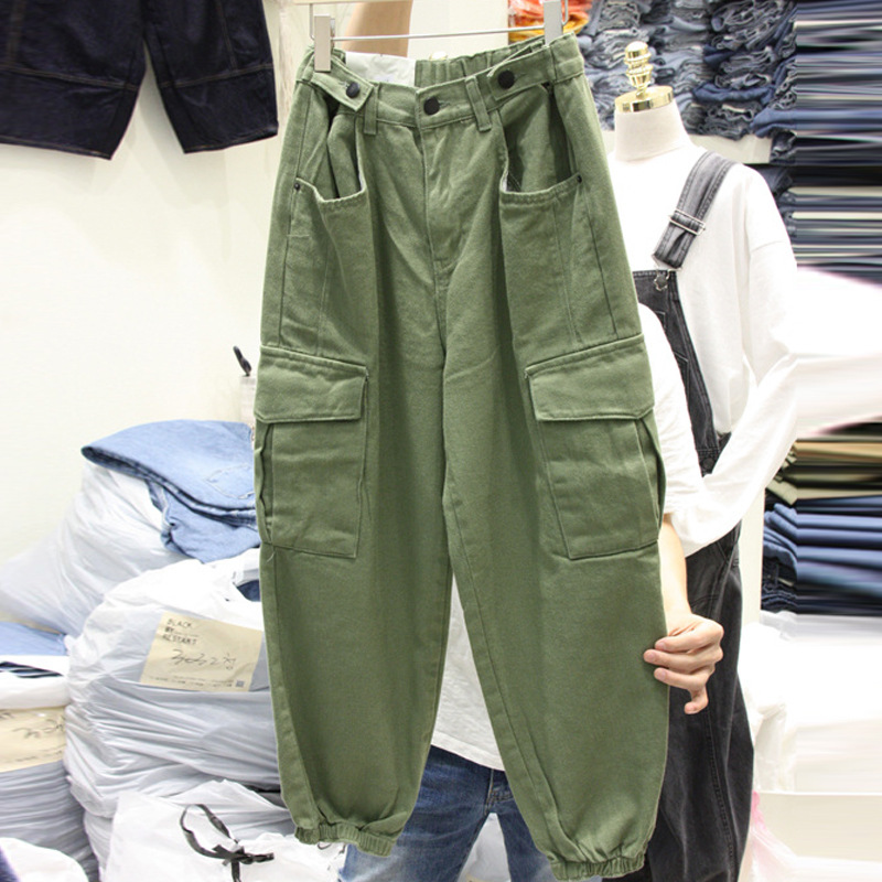 好洋气的萝卜裤显高又很酷,萝卜裤显瘦又百搭