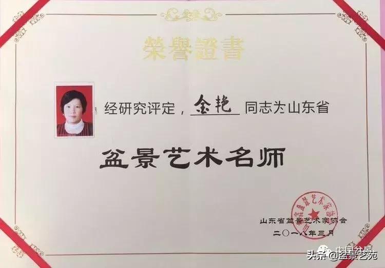 山东盆景艺术大师王桂华,金艳盆景精品欣赏