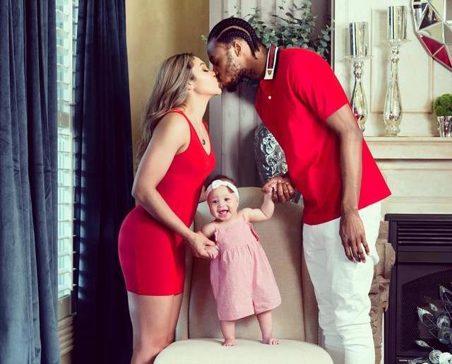 真像泰伦卢啊!灰熊24岁新星晒女儿,皮肤一脸白皙,已无黑人特征