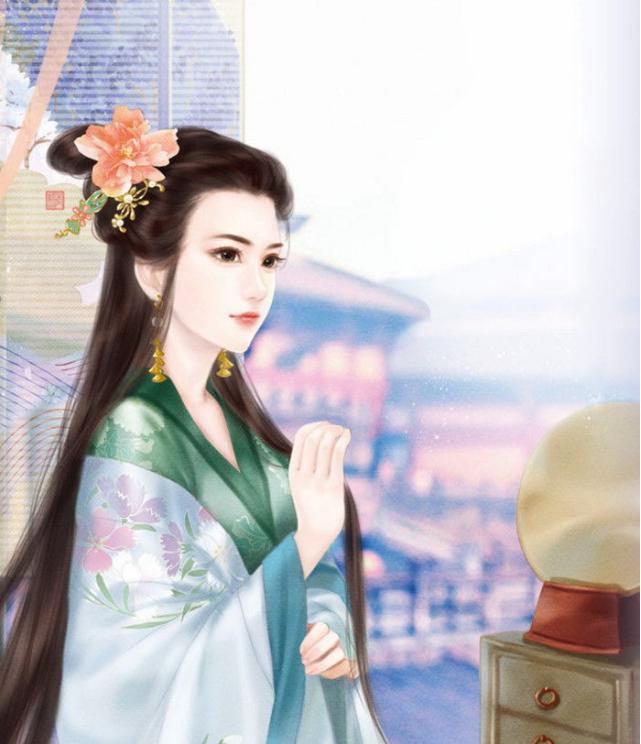 手绘古装美人华丽惊艳,唯美古装美女手绘