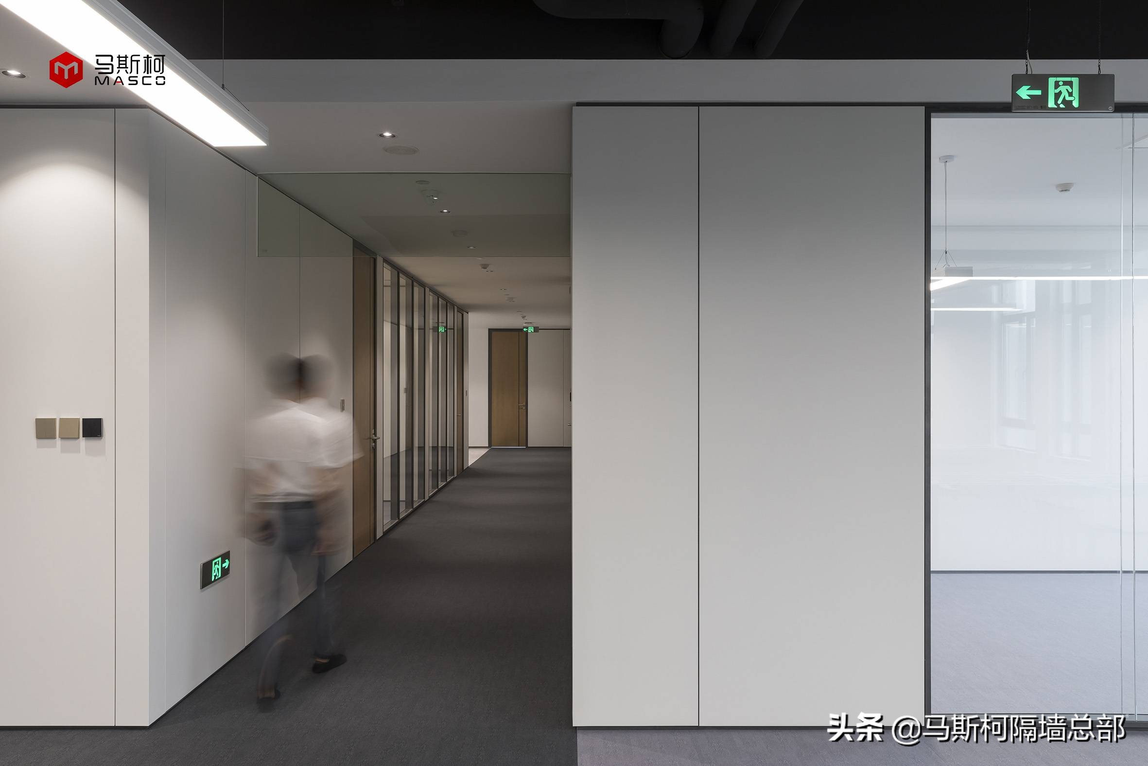 办公室防火玻璃隔断图片,办公室断桥铝防火大玻璃隔断