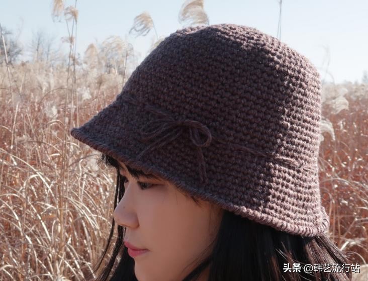 时尚韩版夏凉帽100款的编织教程,今年流行的几款编织帽
