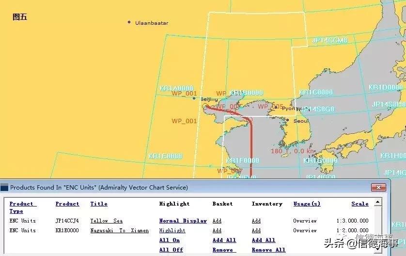 国内航行船舶如何选纸质海图,enc海图