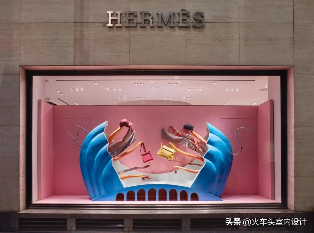 爱马仕2023橱窗设计最新款,爱马仕2022橱窗设计效果图