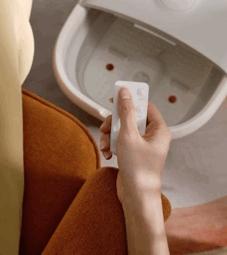 可折叠自动按摩足浴盆,折叠足浴按摩泡脚盆