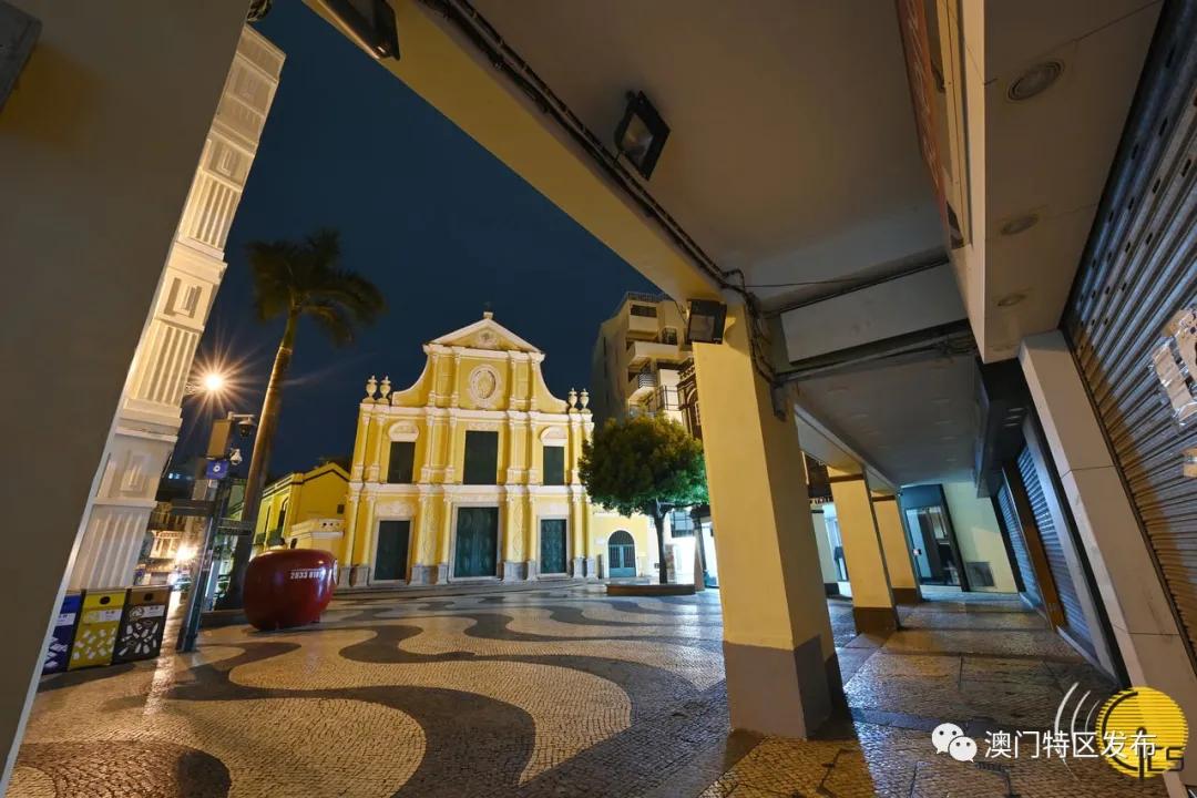 澳门风景真实照片晚上,澳门高清城市夜景视频素材