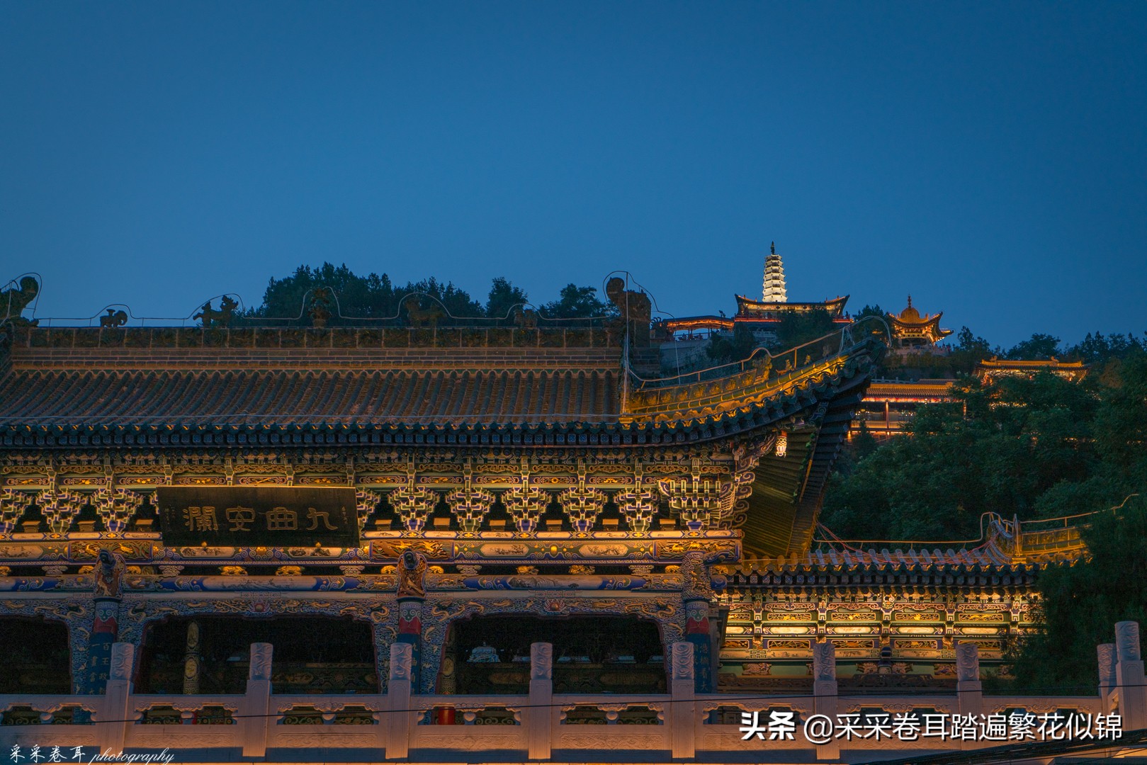 夜游兰州白塔山公园,兰州白塔山公园推荐