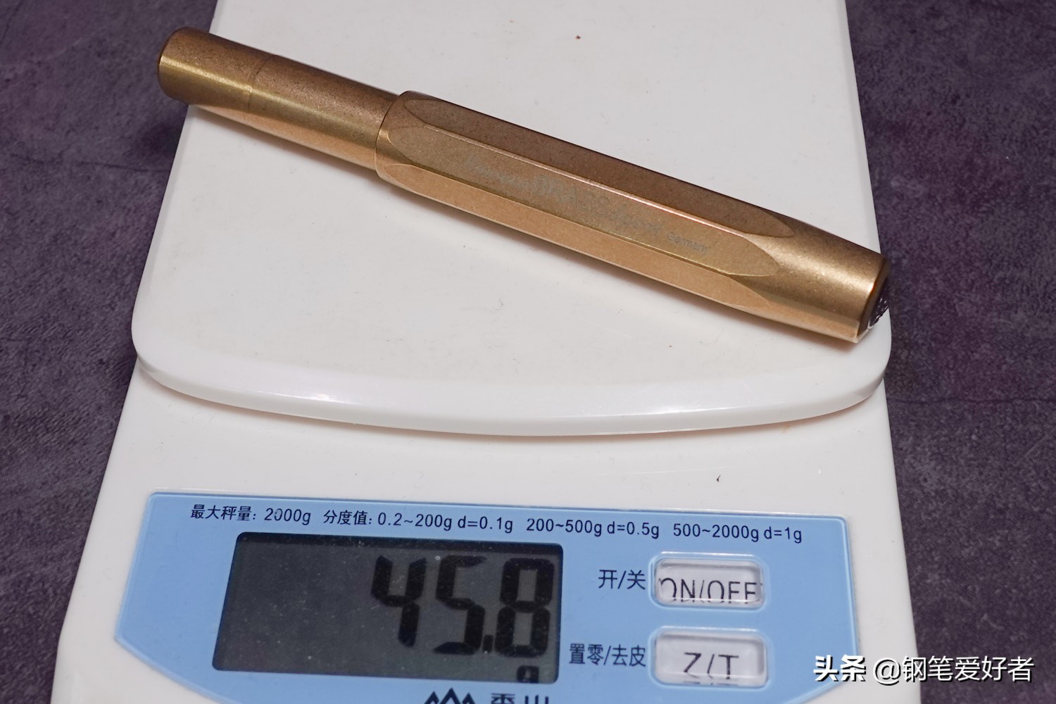 黄铜钢笔!Kaweco黄铜brass运动系列钢笔评测