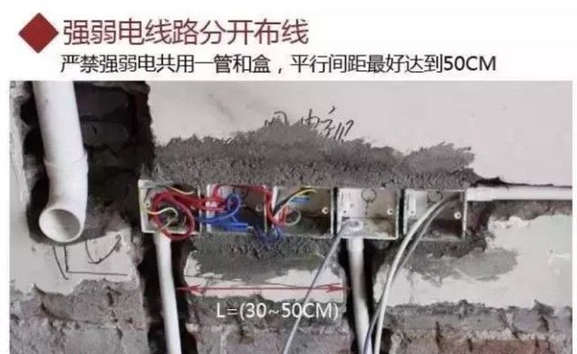 强电与弱电的布线技巧,弱电与强电布线的距离