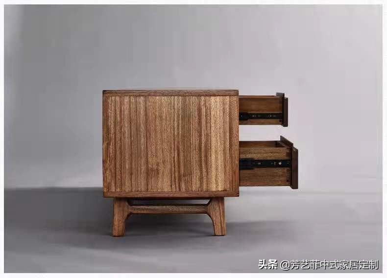 新中式客厅电视柜效果图,餐厅客厅电视柜隔断柜新中式