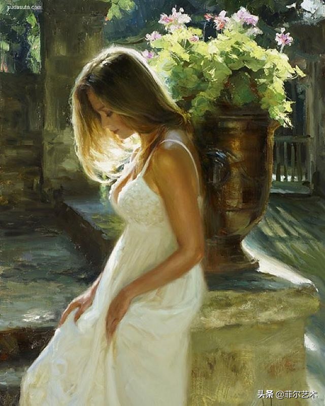 美人如花——一组温婉知性的俄罗斯女性人体油画欣赏