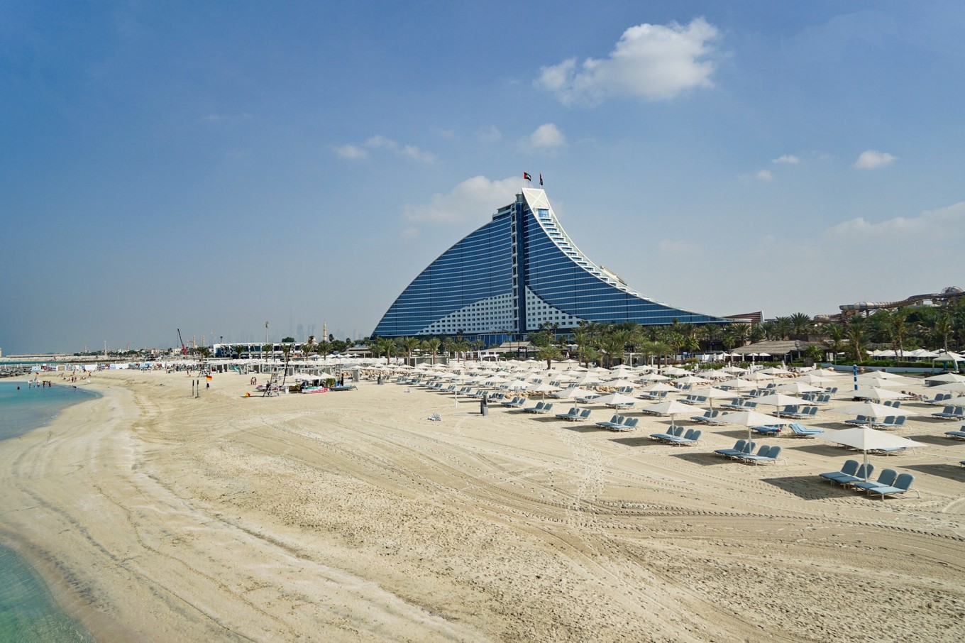 迪拜建筑沙漠之城,5小时迪拜城市地标建筑风光实拍