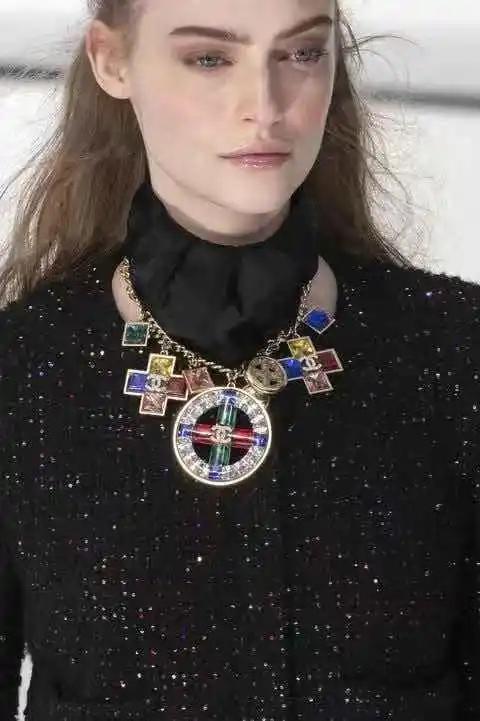 chanel香奈儿中古项链,中古饰品vintage香奈儿