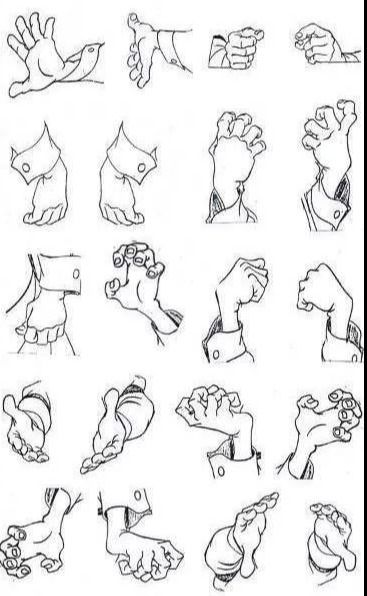 动漫人物手怎么画,画动漫人物手的画法