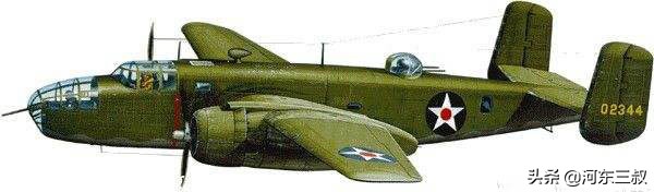 b-25空中堡垒轰炸机,b25轰炸机轰炸东京